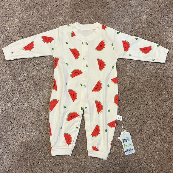 Baby Footless Snap Pajamas - Picture 2 of 3